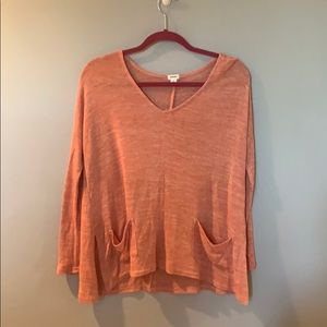Coral longsleeve tee